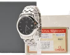 [Near MINT] OMEGA Seamaster 120m Ref. 2511.41 Date Gray Dial Quartz Men's 36mm