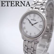 ETERNA Watch Men's White Roman with Box Classic Eterna,17936