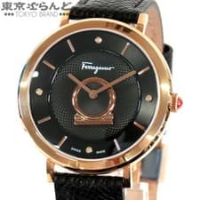 Salvatore Ferragamo Minuet Women's Leather Black SF8200419 From Japan w0422