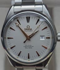 Omega Seamaster Aqua Terra 2502.34.00, Box & Papers, Gold indices