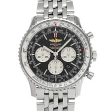 BREITLING Navitimer 01 46 AB012721/BD09 Black Men's Used Watch #4107