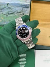 1997 Rolex GMT-Master 16700 Pepsi Unpolished One Owner Complete Set