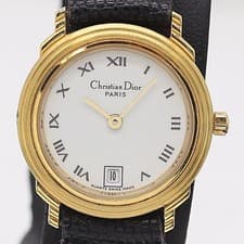 Christian Dior 48.122.3QZ Ladies Quartz Working Vintage Dress Watch Authentic