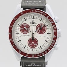 Omega SO33M101 Watch Timepiece Quartz White Dial Mens Authentic Genuine