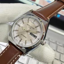 Jaeger LeCoultre Vintage Automatic Watch Silver Dial Swiss Classic OH Working