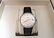 Junghans Max Bill Kleine 27/4107.02 Automatic Watch 34mm Sapphire Germany w/Box