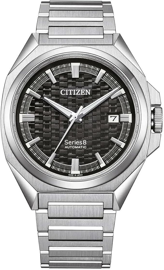 CITIZEN Series 8 NB6050-51E Black Mechanical Men's Watch New in Box