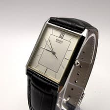 SEIKO Chario Square Men's Watch 9021-5290 New Battery New Strap