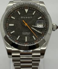 Duxot Vezeto Automatic Stainless Steel Black Dial 100m Date Indicator Watch