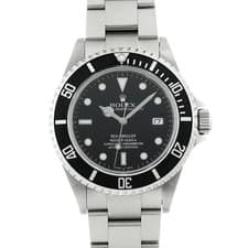 ROLEX Seed Weller 16600T M number (manufactured around 2007) Black/Noir mens...