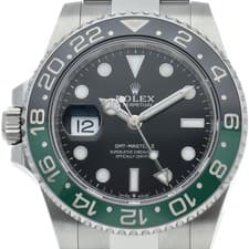 ROLEX GMT Master 2 Watch Oyster 126720VTNR Stainless Steel mensWatch black b...
