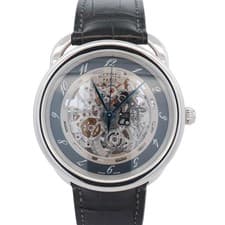 Hermes Arceau 40mm Skeleton Arabic Dial Watch Ref# AR6.710
