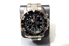 Seiko Chronograph 100M 7T32-7G20 Quartz Mens Watch Day Date Alarm – Working