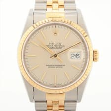 Rolex DATEJUST 36 16233 SS×YG SS×YG AT Silver-Face