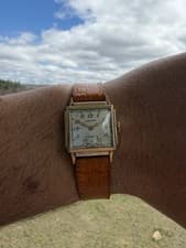 Beautiful Longines Men’s Tank With Stepped Case