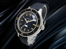 BULOVA Archives Series MIL-SHIPS Reissue Model SS Black Dial Watch Automatic