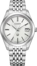 The Citizen AQ4100-57A Silver Dial Eco-Drive Titanium Solar Watch Men Japan NEW