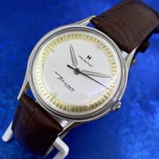 Vintage 1960’s Mans HAMILTON Thin-O-Matic Stunning Dial Serviced 1 Year WARRANTY