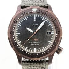 Longines Sinn T50 Gold Bronze T50.GOLDBRONZE Gray Automatic 300 Used TOMI-0
