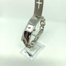 JEAN PAUL GAULTIER Cross Bracelet Watch Used Working