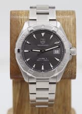 TAG Heuer Aquaracer 41mm Grey Date Dial Automatic Dive Watch WAY2113-0