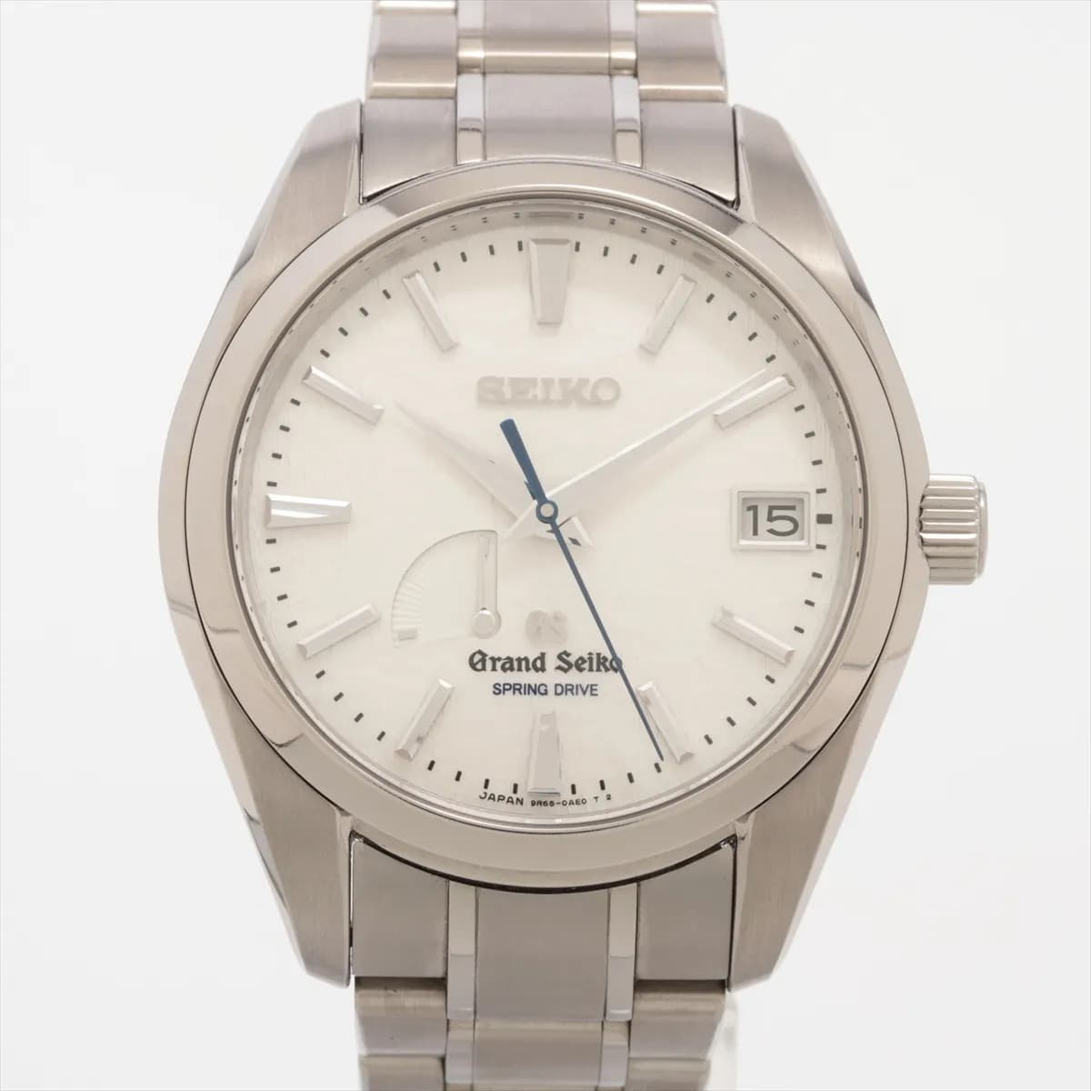 Grand Seiko Spring Drive SBGA011 TI TI AT white dial 4 Extra Links
