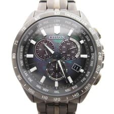 Citizen CB5878-56E Solar Chronograph Dark Gray Stainless Steel Watch