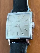 IWC Old Inter Manual Watch Cal.41 Vintage Silver Dial 27mm 1970s