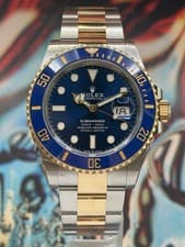 2024 Rolex 126613LB Submariner Date "Bluesy" Oyster Bracelet (18k Direct)