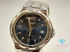 LONGINES Conquest L1.631 Men's Navy Blue Dial SS Watch Quartz