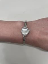 Hamilton 14K Gold Women's cocktail Wristwatch 10k gold filled Bracelet