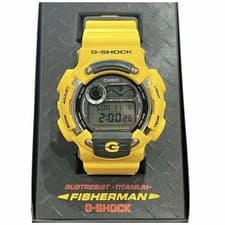 CASIO G-SHOCK DW-8600YJ-9T Fisherman Watch MEN IN YELLOW
