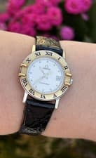 Omega Constellation Watch Ladies 18K Bezel Amazing Condition Almost NOS