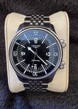 Pre-owned Longines Legend Diver 39mm Black Dial, Factory Warranty to Feb 2030