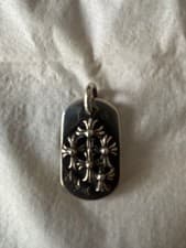 Chrome Hearts Pendant Top Necklace Sterling Silver 925 Charm No Chain USED JPN