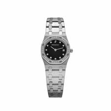 Audemars Piguet Royal Oak Vintage 'Ladies' White Gold Black Diamond Dial