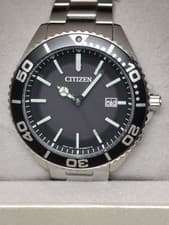 Citizen Altana Diver Watch Solar Radio Quartz 200m Cal H416 Rare wrist 18cm
