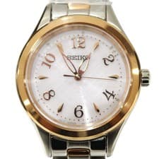 SEIKO Selection SWFH118 Solar Radio Watch White Dial Stainless Steel New