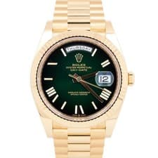 NEW APRIL 2026 Rolex Day-Date President 40mm GREEN OMBRE 18K 228238 Watch BOX