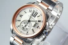 [ w/Box, Paper ] Cartier Calibre de Cartier W7100036 Small Second AT Men's Watch