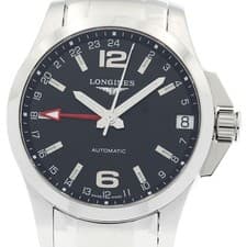 Longines Conquest GMT Automatic Mens Wristwatch 41mm L3.687.4 wrist 20cm