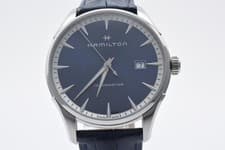 ▶️  Video [MINT] HAMILTON Jazzmaster H324510 Blue Dial Quartz Men's Watch JAPAN