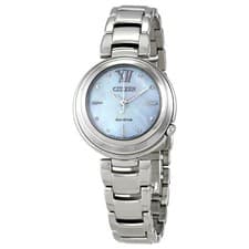 CITIZEN - NEW WOMEN ECO DRIVE SUNRISE EM0330-55D MOTHER OF PEARL DIAL