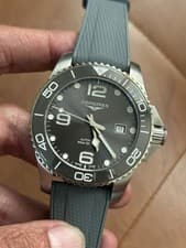 Longines Hydroconquest Automatic Grey Ceramic Bezel Men's 43 mm Watch L37824766