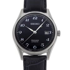 Seiko Presage Enamel Dial Automatic Watch SARA019 6L35-00B0 Navy SS Used