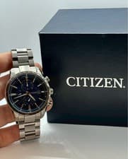 Citizen AT8181-71L Solar Working Vintage Rare Dress Watch Authentic Collectible