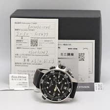CITIZEN BN2036-14E Promaster Aqualand Diver’s Black Watch with Box