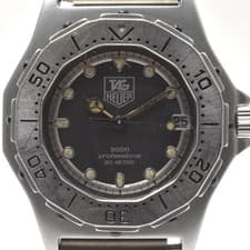 [EXC+4] TAG Heuer 3000 932.213 Gray Dial 200M Quartz Unisex Watch From JAPAN