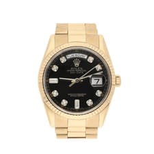 Rolex Day-Date 36 118238 Yellow Gold Black Diamond Dial (2006/2007)