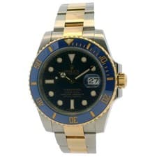 Rolex 116613LB Submariner 18K Yellow Gold& Stainless Steel 40 MM Watch